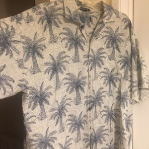 Blue Hawaiian Shirt